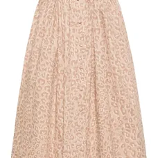 Юбка миди с анималистичным принтом
