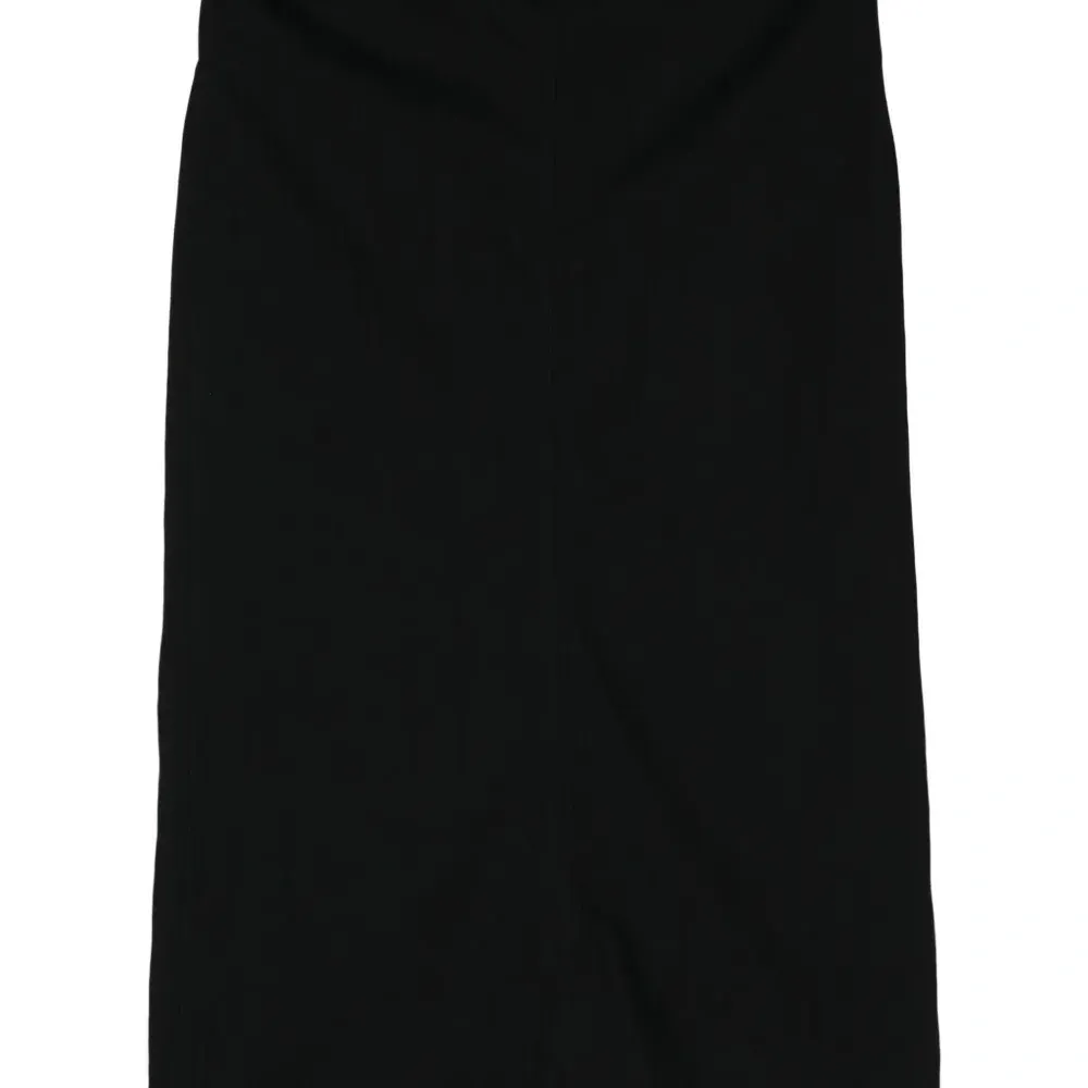 Джинсовая юбка макси с разрезом