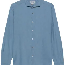 Меланжевая рубашка