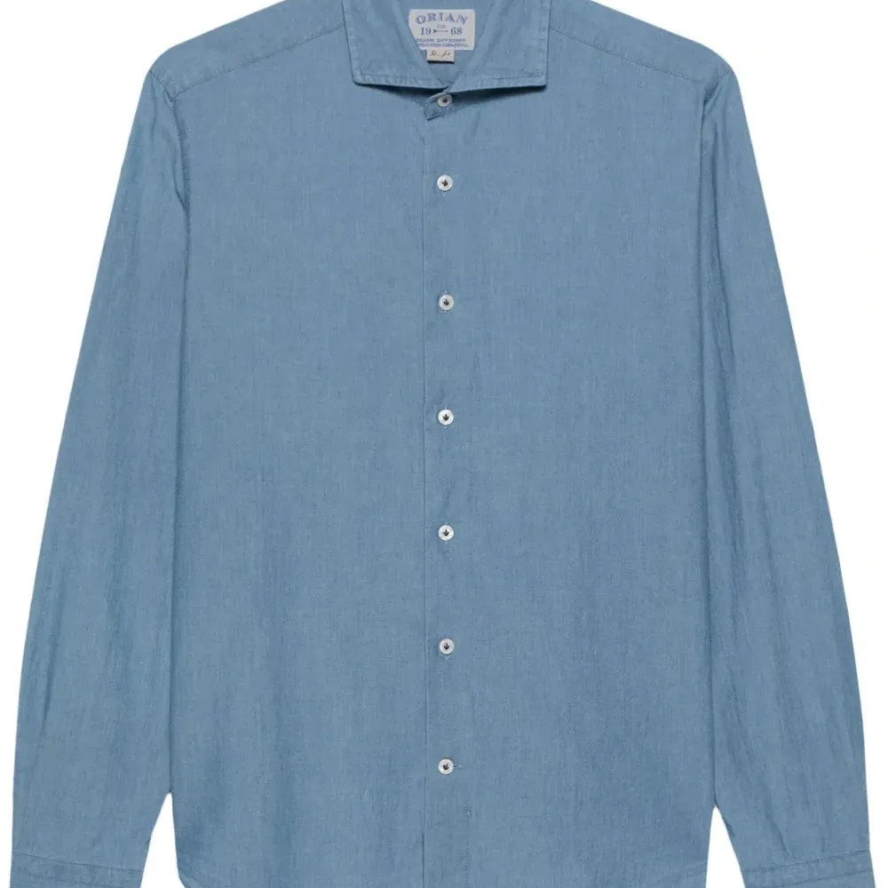 Меланжевая рубашка