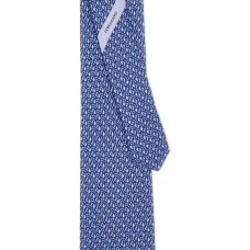 Шелковый галстук с принтом