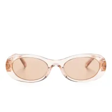 солнцезащитные очки в овальной оправе