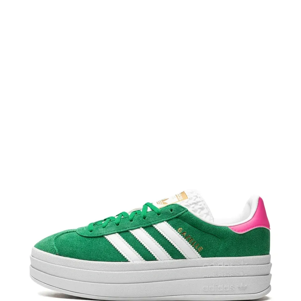 Кроссовки Gazelle Bold Green/Lucid Pink
