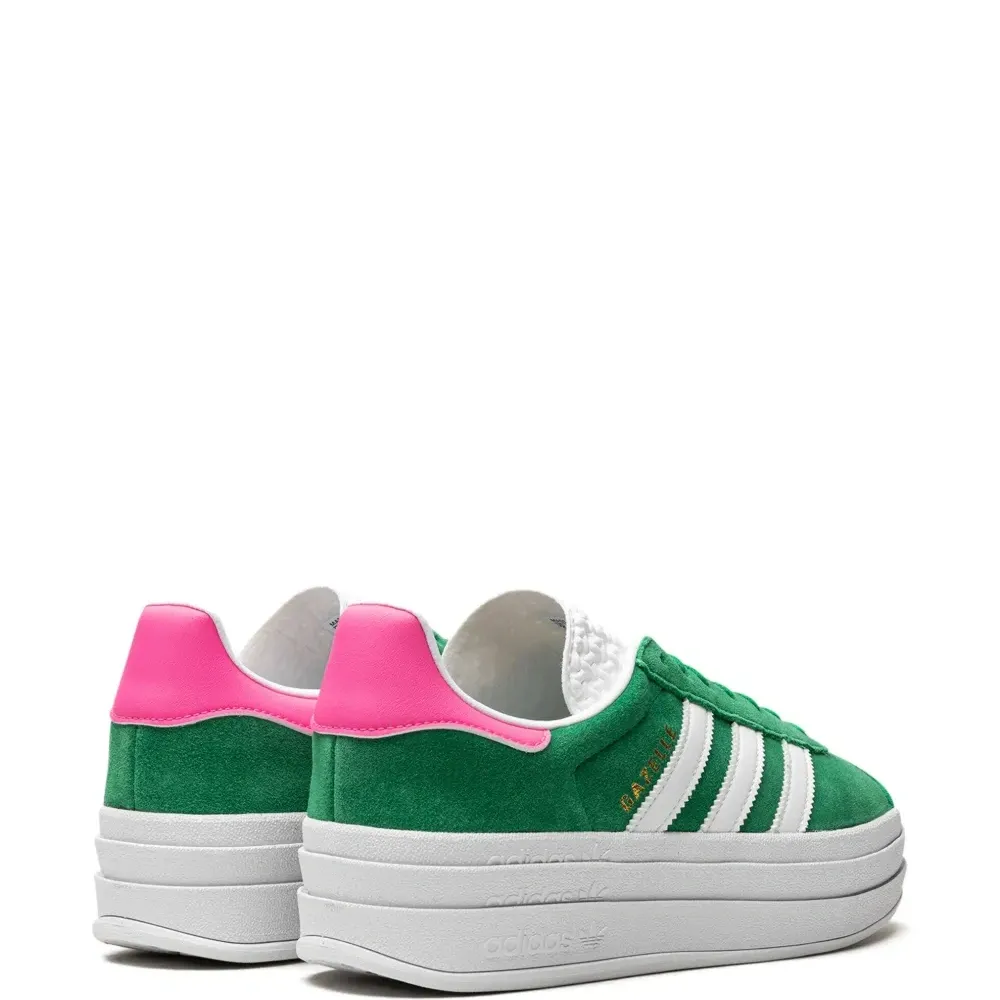 Кроссовки Gazelle Bold Green/Lucid Pink