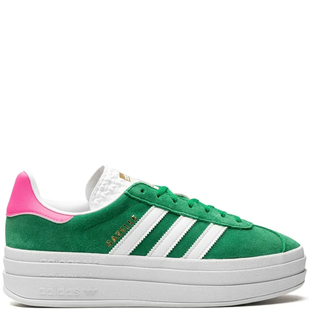 Кроссовки Gazelle Bold Green/Lucid Pink