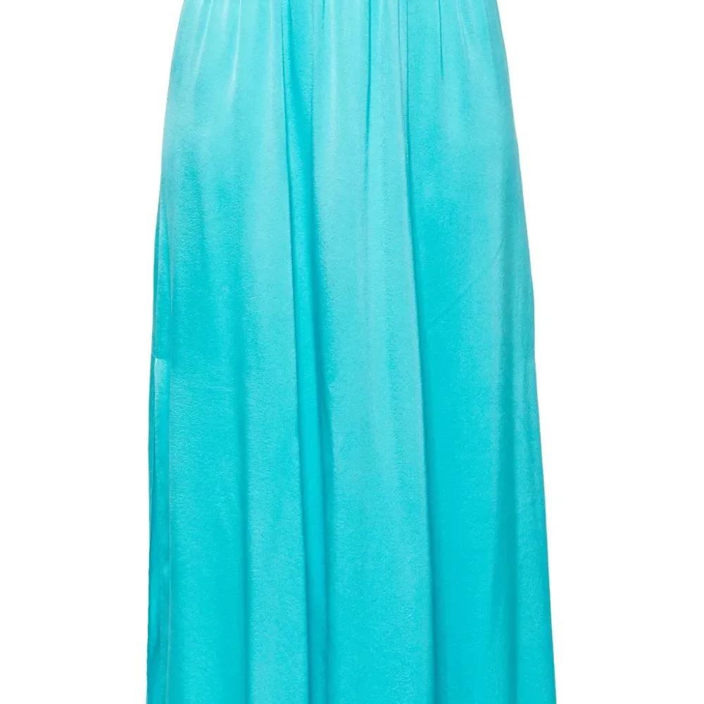 Атласная юбка миди из шелка