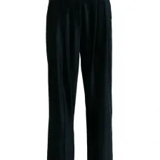 Зауженные бархатные брюки