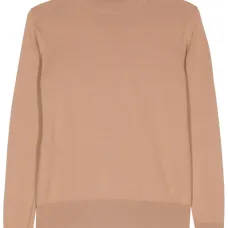 Джемпер из вирджинской шерсти с высоким воротником