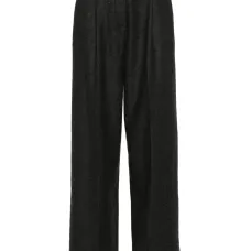 Прямые брюки со складками