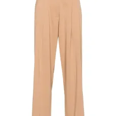 Зауженные брюки со встречными складками Зауженные брюки со встречными складками