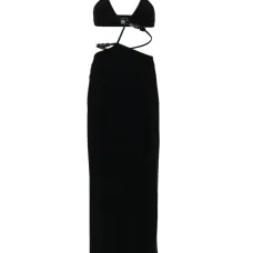 Платье миди с топом-бандо