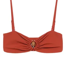 Топ бикини бандо со сборками Топ бикини бандо со сборками