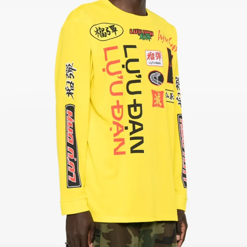 Топ из джерси с графичным принтом