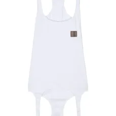 Топ с нашивкой-логотипом