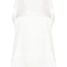 Шелковый топ без рукавов