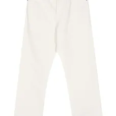 Укороченные джинсы Easy прямого кроя