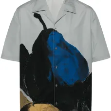 Рубашка с графичным принтом