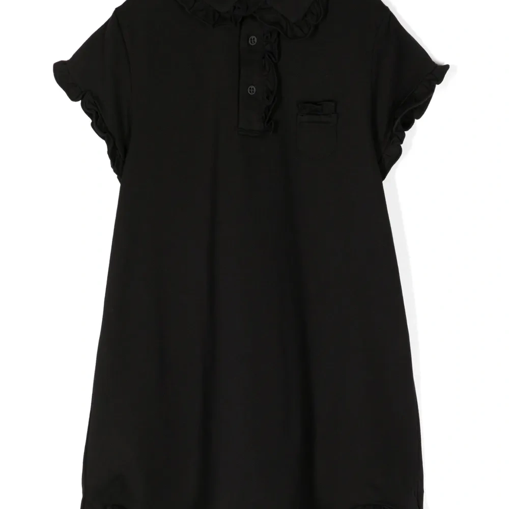 Платье с воротником поло