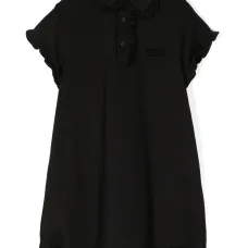 Платье с воротником поло