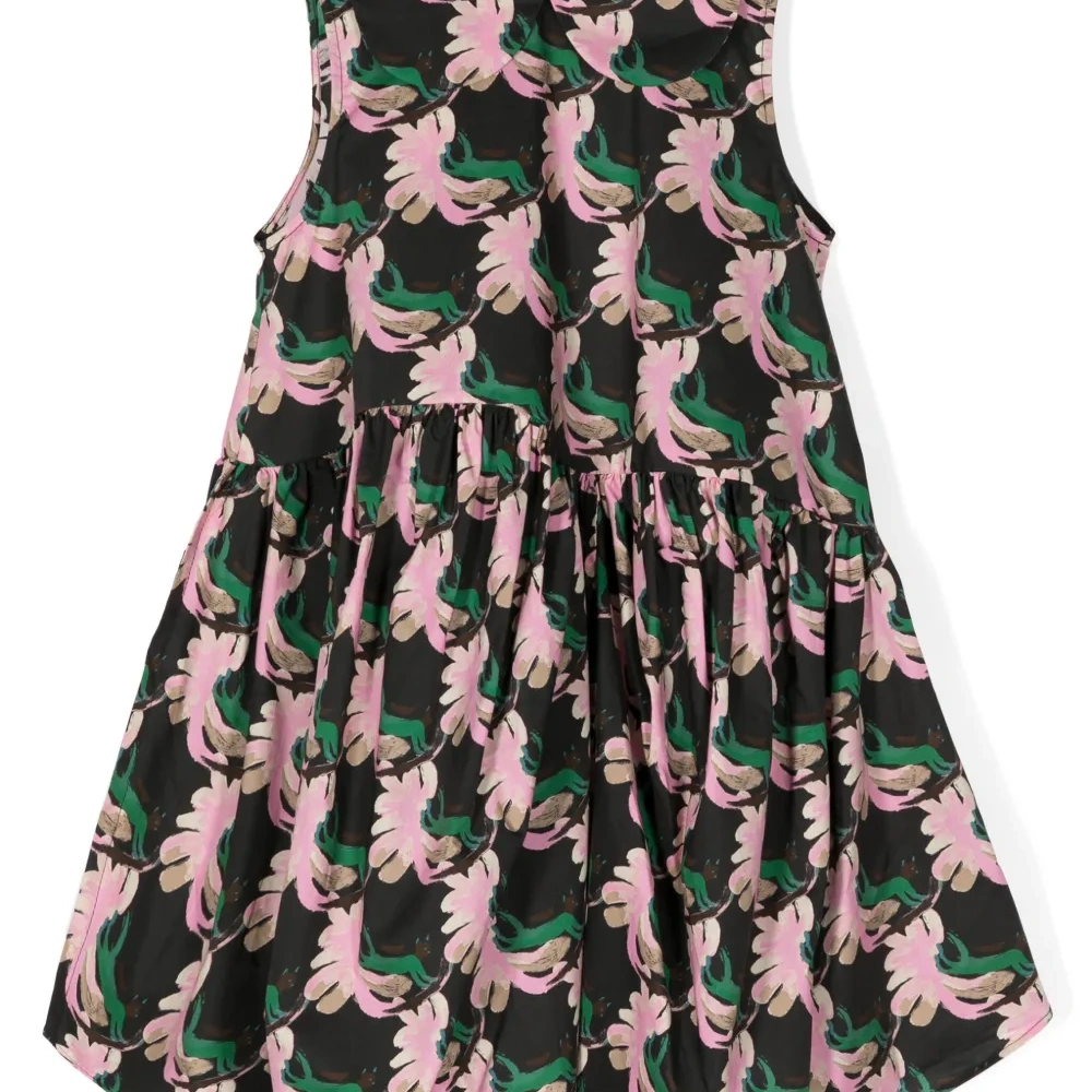 Платье с цветочным принтом