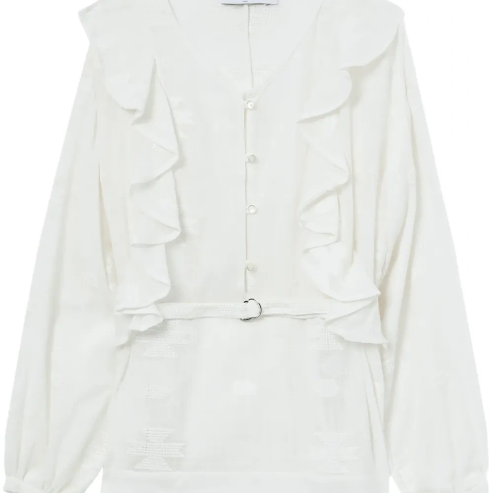 Блузка с оборками