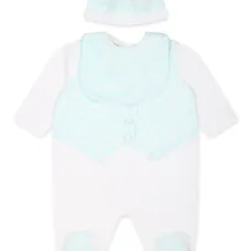 Комплект для новорожденного с узором зигзаг