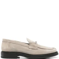 Замшевые лоферы