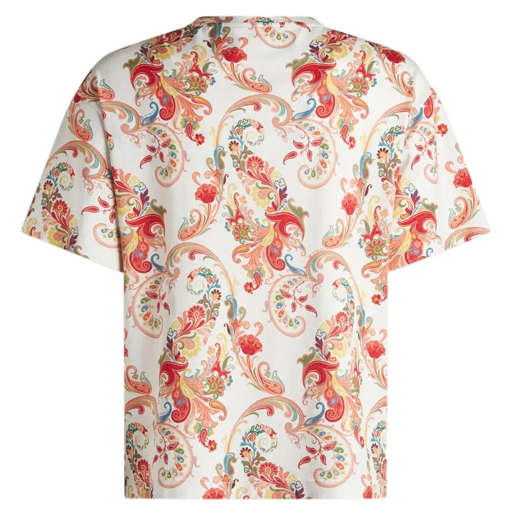 Футболка с принтом пейсли Футболка с принтом пейсли