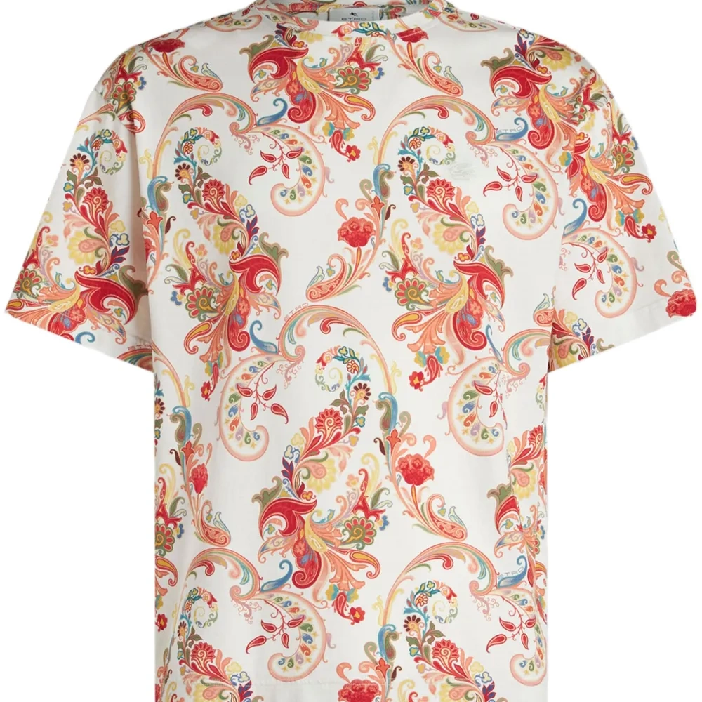 Футболка с принтом пейсли