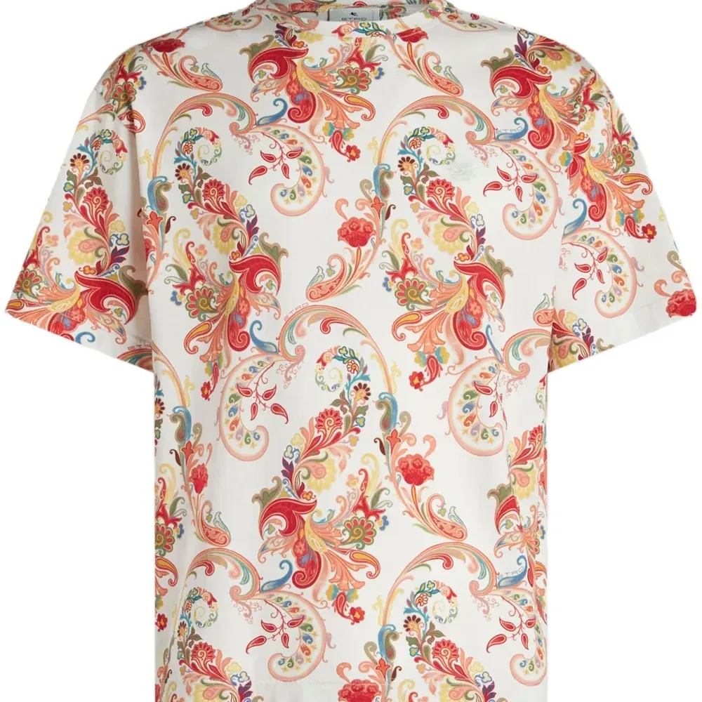 Футболка с принтом пейсли Футболка с принтом пейсли