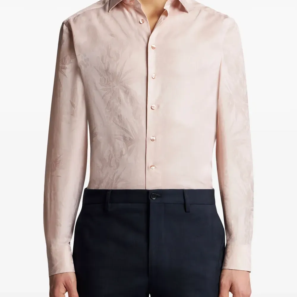 Рубашка с жаккардовым принтом Рубашка с жаккардовым принтом