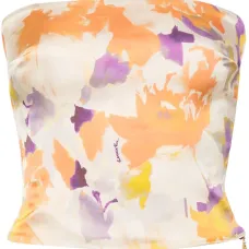 Укороченный топ с квадратным вырезом