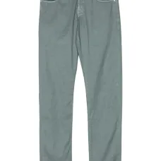 Зауженные брюки средней посадки