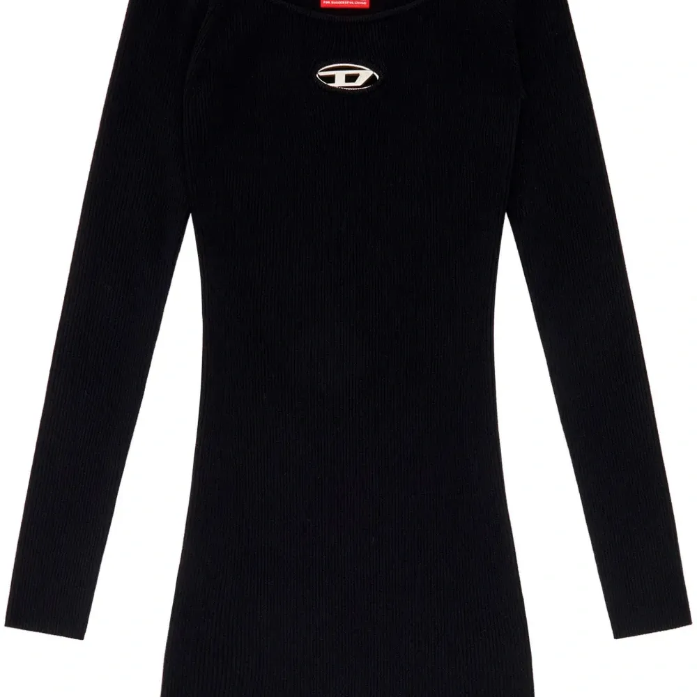 Платье мини M-Vera в рубчик