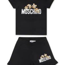 Комплект из топа и шортов с принтом Teddy Bear