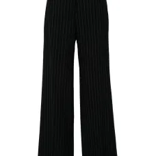 Брюки в тонкую полоску