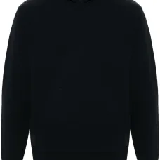 Джемпер с капюшоном и логотипом