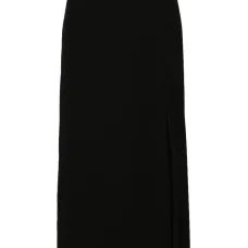 Юбка миди с запахом и складками Юбка миди с запахом и складками