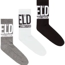 Комплект из трех пар носков с логотипом Комплект из трех пар носков с логотипом