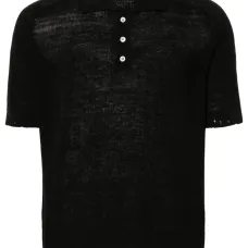 Трикотажная рубашка поло с эффектом потертости