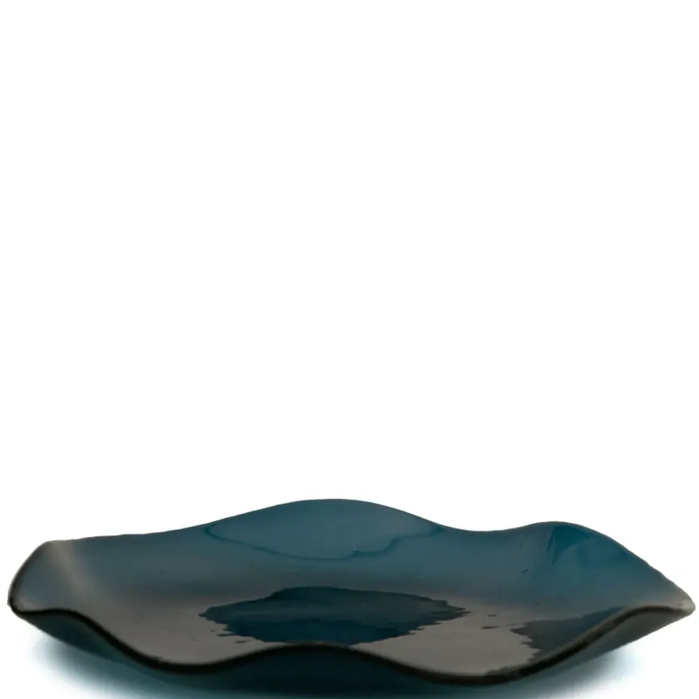 Стеклянная тарелка Curved Edge (24 см)