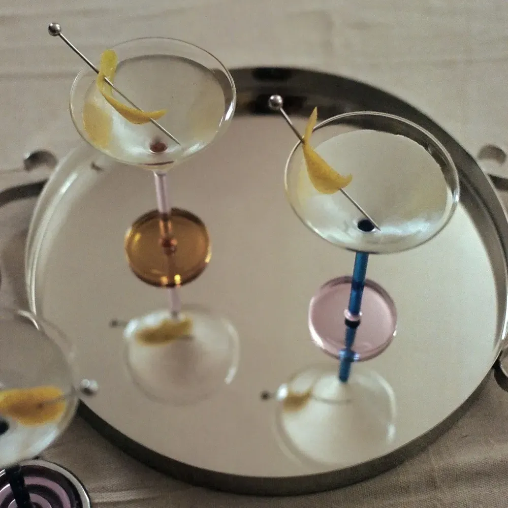 набор Piano из двух прозрачных коктейльных бокалов