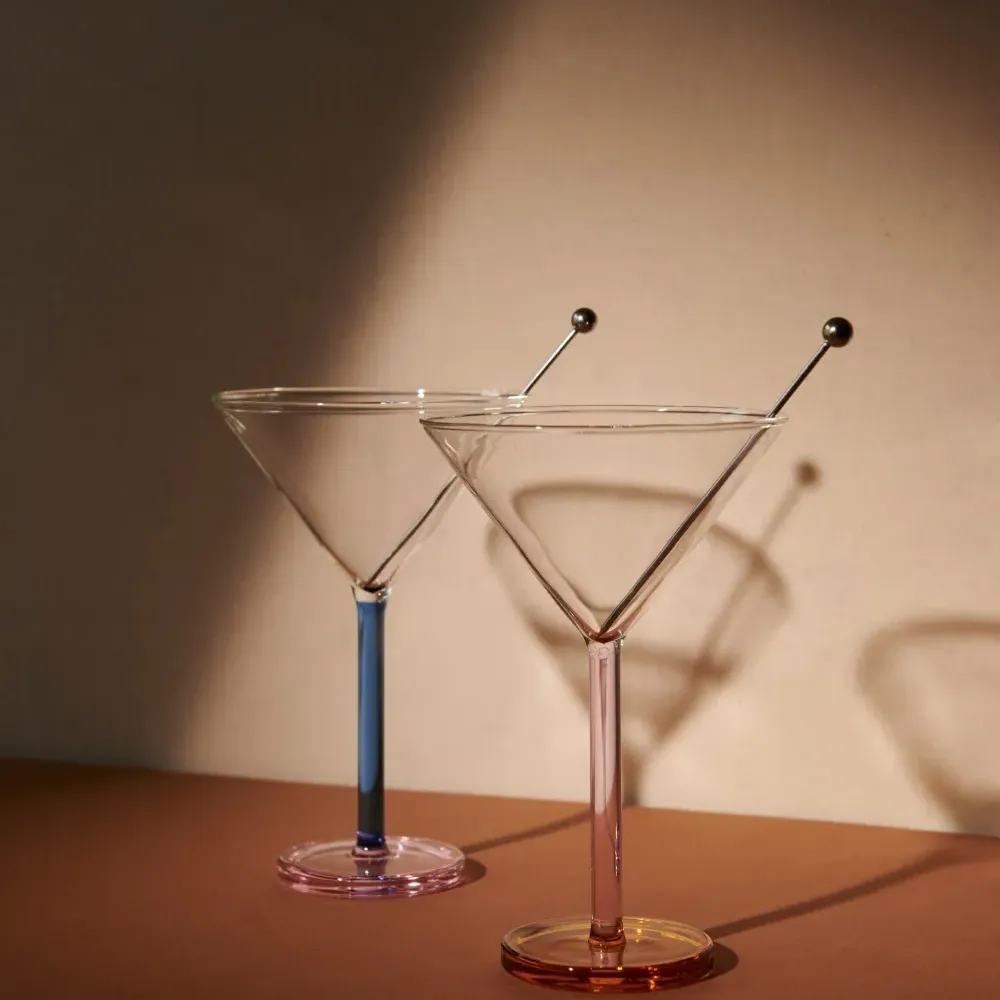 набор Piano из двух прозрачных коктейльных бокалов