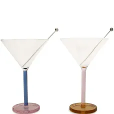 набор Piano из двух прозрачных коктейльных бокалов