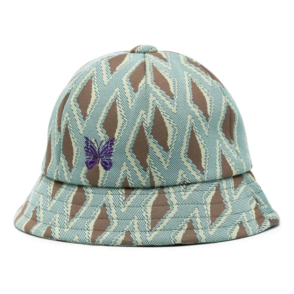 Панама с абстрактным принтом