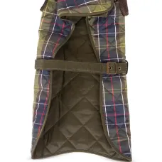 Пальто для собаки в клетку тартан
