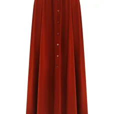 юбка макси на пуговицах