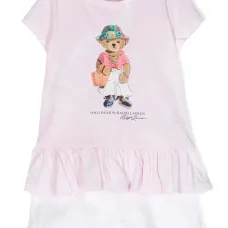 Комплект из топа и шортов с логотипом Polo Pony