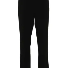 Брюки строгого кроя из ткани кади