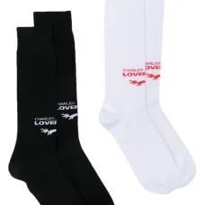 Комплект из двух пар носков с логотипом